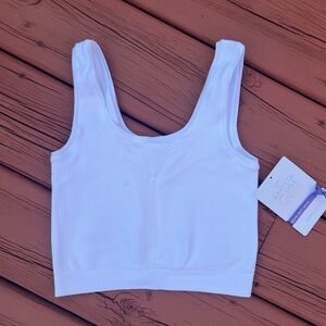 Athleta girl rise above rib tank